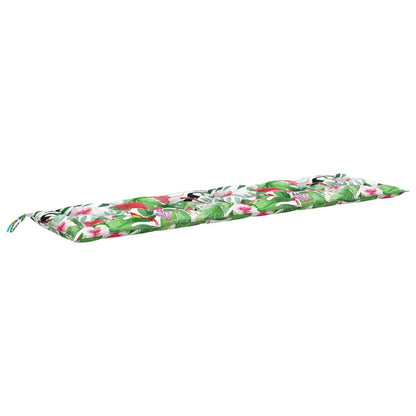 vidaXL Coussin de banc de jardin multicolore 200x50x7 cm Tissu