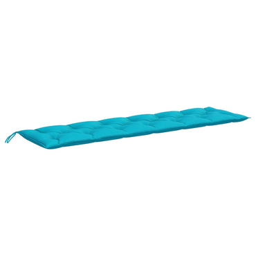 vidaXL Gartenbank-Auflage Türkis 200x50x7 cm Stoff