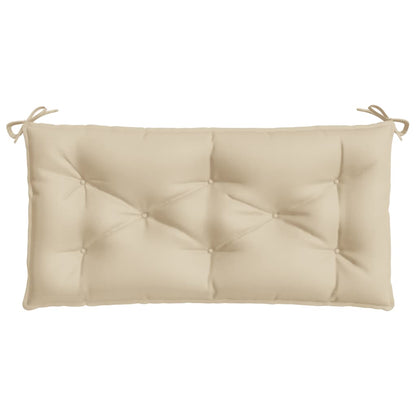 vidaXL Coussins de banc de jardin 2 pcs Beige 100x50x7 cm Tissu Oxford