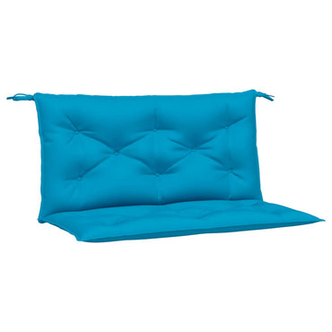 vidaXL Coussins de banc de jardin 2 pcs Bleu clair 100x50x7 cm Tissu Oxford