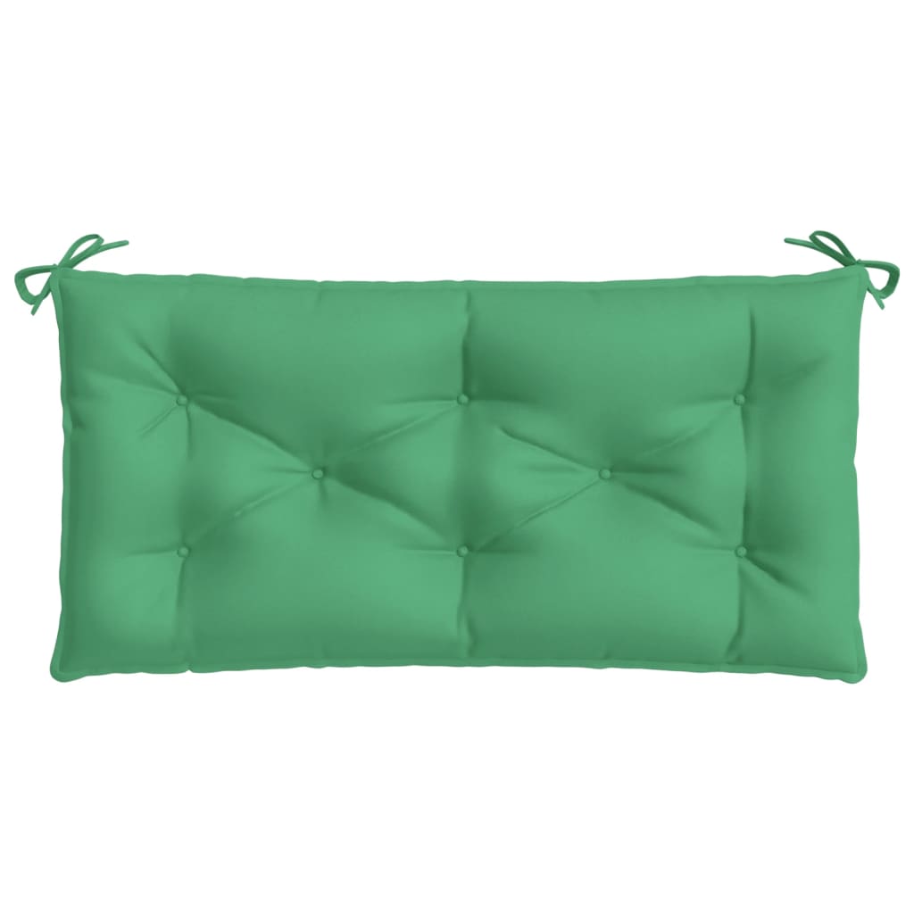 vidaXL Gartenbank-Auflagen 2 Stk. Grün 100x50x7 cm Oxford-Gewebe