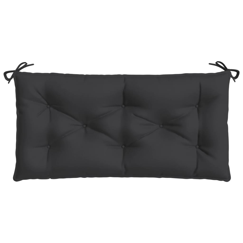 vidaXL Gartenbank-Auflagen 2 Stk. Schwarz 100x50x7 cm Oxford-Gewebe