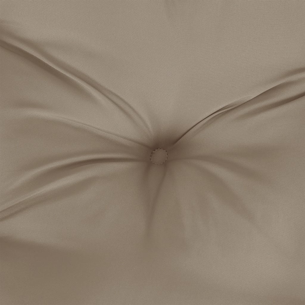 vidaXL Gartenbank-Auflagen 2 Stk. Taupe 100x50x7 cm Oxford-Gewebe