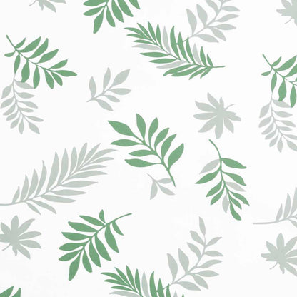 vidaXL Coussins de banc de jardin 2 pcs Motif feuilles 100x50x7 cm Tissu