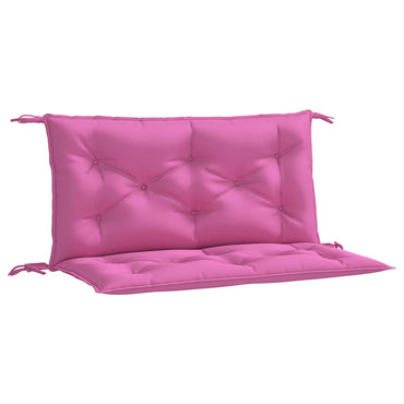 vidaXL Coussins de banc de jardin 2 pcs Rose 100x50x7 cm Tissu