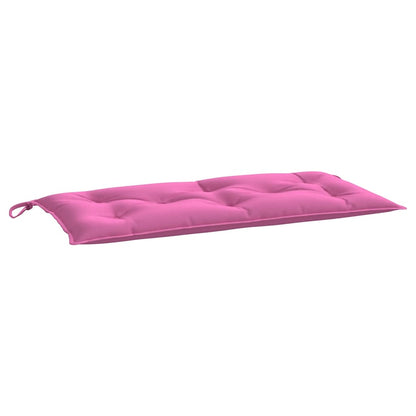 vidaXL Coussins de banc de jardin 2 pcs Rose 100x50x7 cm Tissu