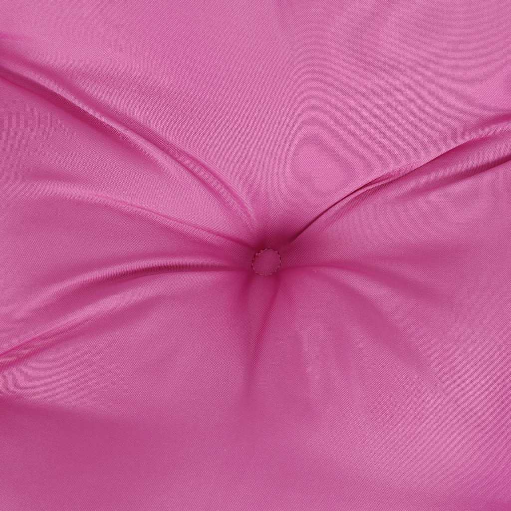 vidaXL Coussins de banc de jardin 2 pcs Rose 100x50x7 cm Tissu