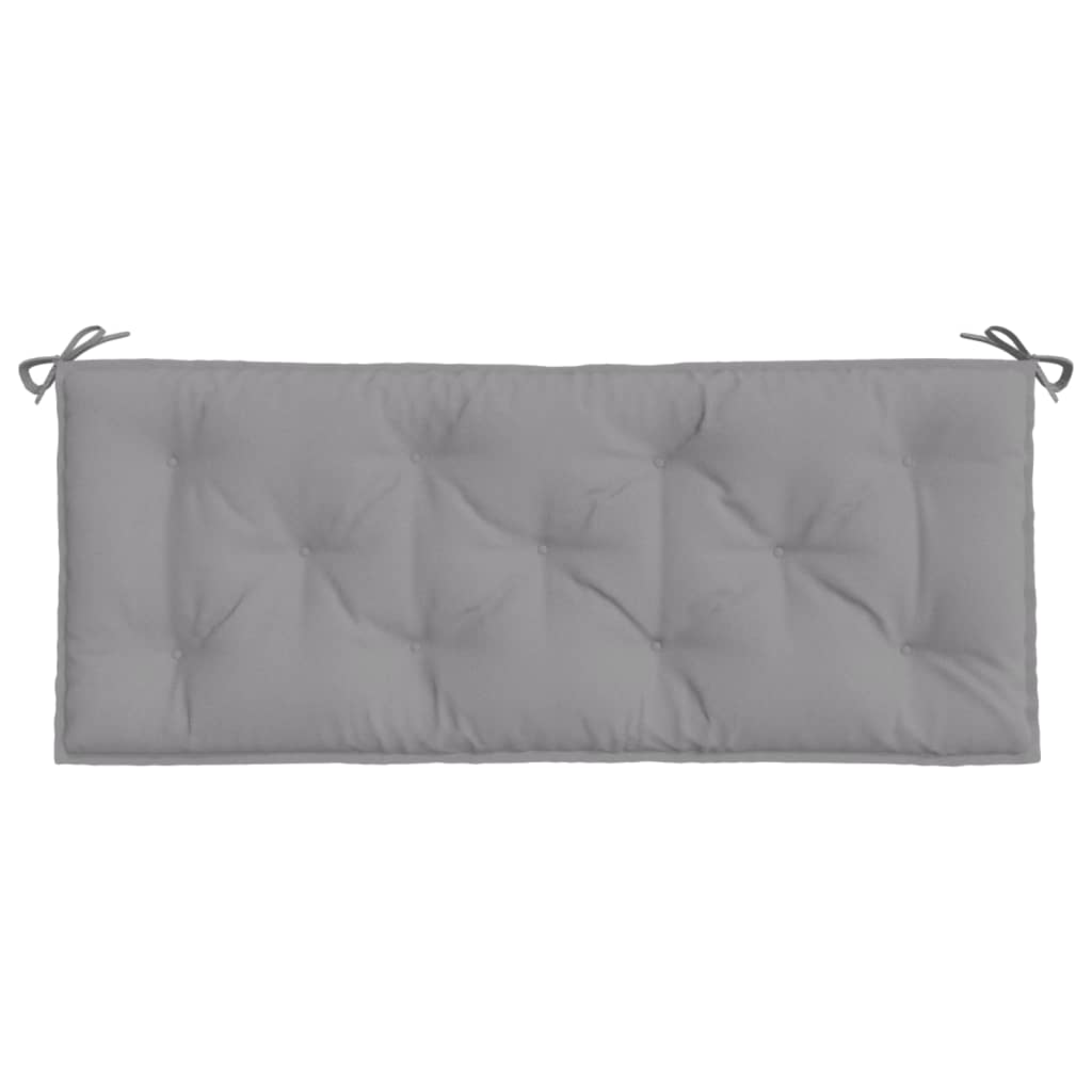 vidaXL Gartenbank-Auflagen 2 Stk. Grau 120x50x7 cm Oxford-Gewebe