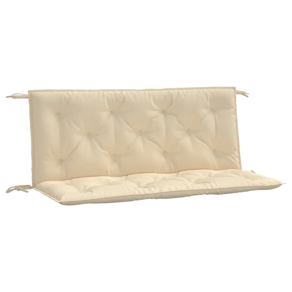 vidaXL Coussins pour banc de jardin 2 pcs Beige 120x50x7 cm Tissu Oxford