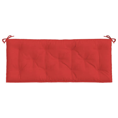 vidaXL Gartenbank-Auflagen 2 Stk. Rot 120x50x7 cm Oxford-Gewebe