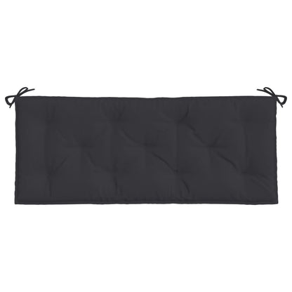 vidaXL Gartenbank-Auflagen 2 Stk. Schwarz 120x50x7 cm Oxford-Gewebe