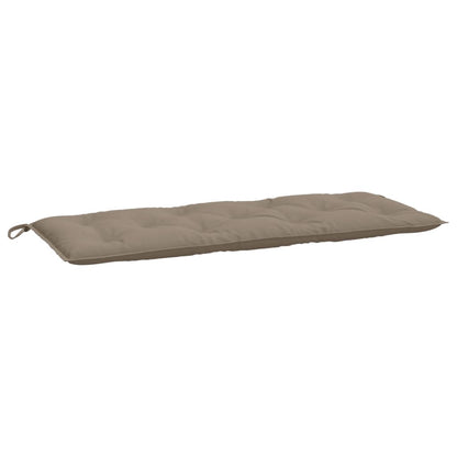 vidaXL Gartenbank-Auflagen 2 Stk. Taupe 120x50x7 cm Oxford-Gewebe