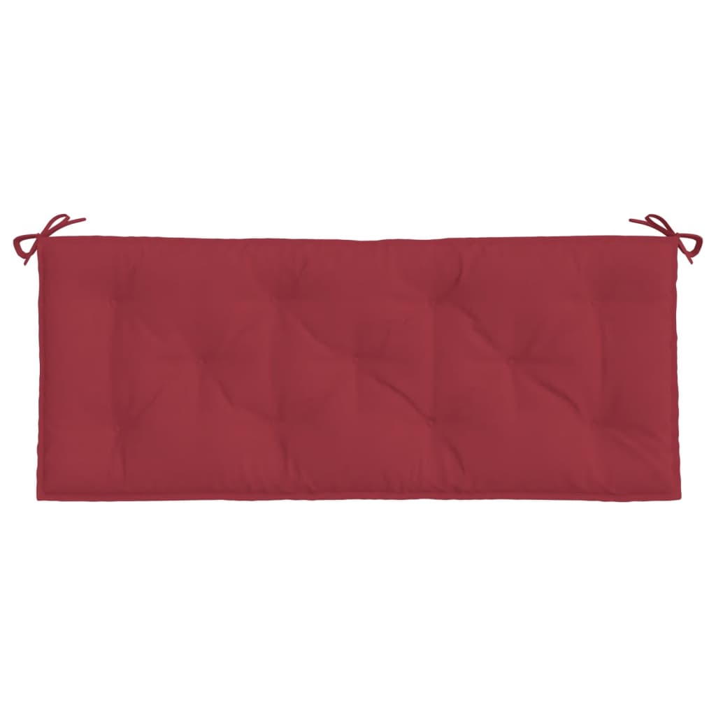 vidaXL Gartenbank-Auflagen 2 Stk. Weinrot 120x50x7 cm Oxford-Gewebe