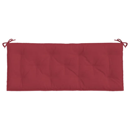 vidaXL Gartenbank-Auflagen 2 Stk. Weinrot 120x50x7 cm Oxford-Gewebe