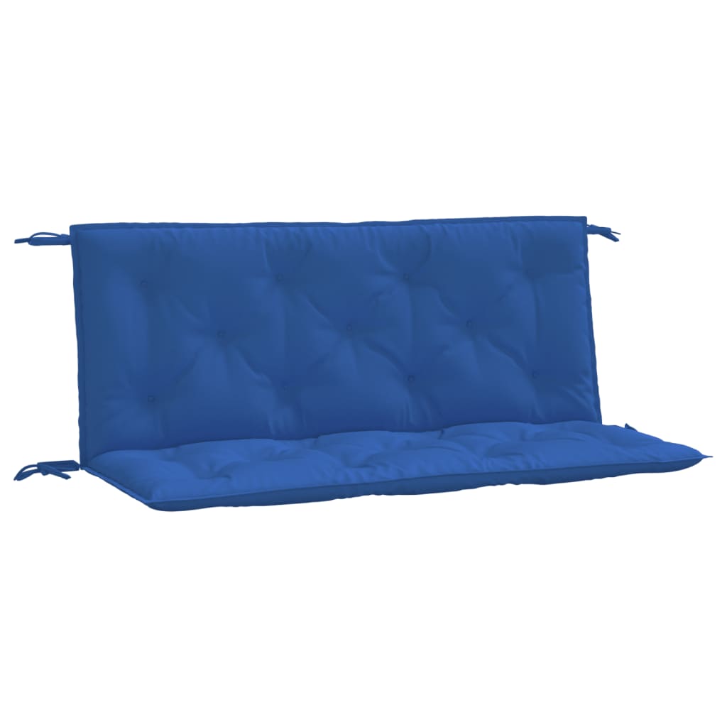 vidaXL Coussins de banc de jardin 2 pcs Bleu 120x50x7 cm Tissu Oxford