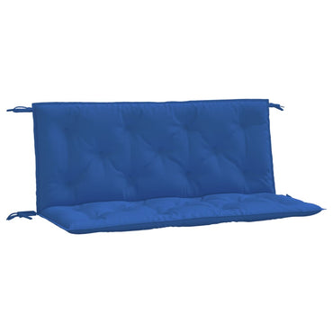 vidaXL Coussins de banc de jardin 2 pcs Bleu 120x50x7 cm Tissu Oxford