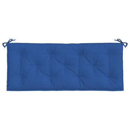 vidaXL Coussins de banc de jardin 2 pcs Bleu 120x50x7 cm Tissu Oxford