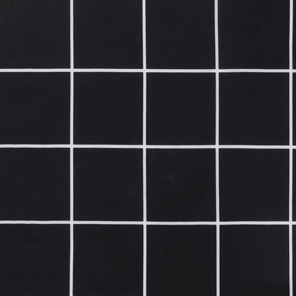 vidaXL Gartenbank-Auflagen 2 Stk. Schwarz Karomuster 120x50x7 cm Stoff