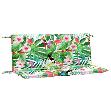 vidaXL Coussins de banc de jardin 2 pcs Multicolore 120x50x7 cm Tissu