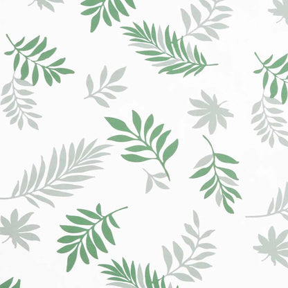 vidaXL Gartenbank-Auflagen 2 Stk. Blattmuster 120x50x7 cm Stoff