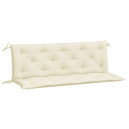 vidaXL Gartenbank-Auflagen 2 Stk. Cremeweiß 150x50x7 cm Oxford-Gewebe