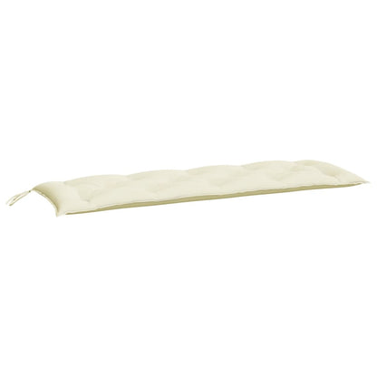 vidaXL Gartenbank-Auflagen 2 Stk. Cremeweiß 150x50x7 cm Oxford-Gewebe
