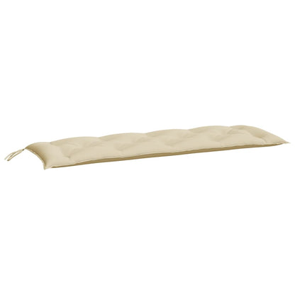 vidaXL Gartenbank-Auflagen 2 Stk. Beige 150x50x7 cm Oxford-Gewebe