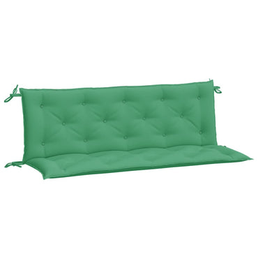 vidaXL Gartenbank-Auflagen 2 Stk. Grün 150x50x7 cm Oxford-Gewebe