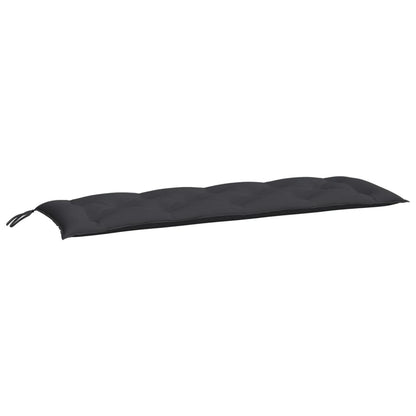 vidaXL Gartenbank-Auflagen 2 Stk. Schwarz 150x50x7 cm Oxford-Gewebe