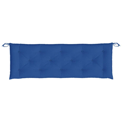 vidaXL Coussins de banc de jardin 2 pcs Bleu 150x50x7 cm Tissu Oxford