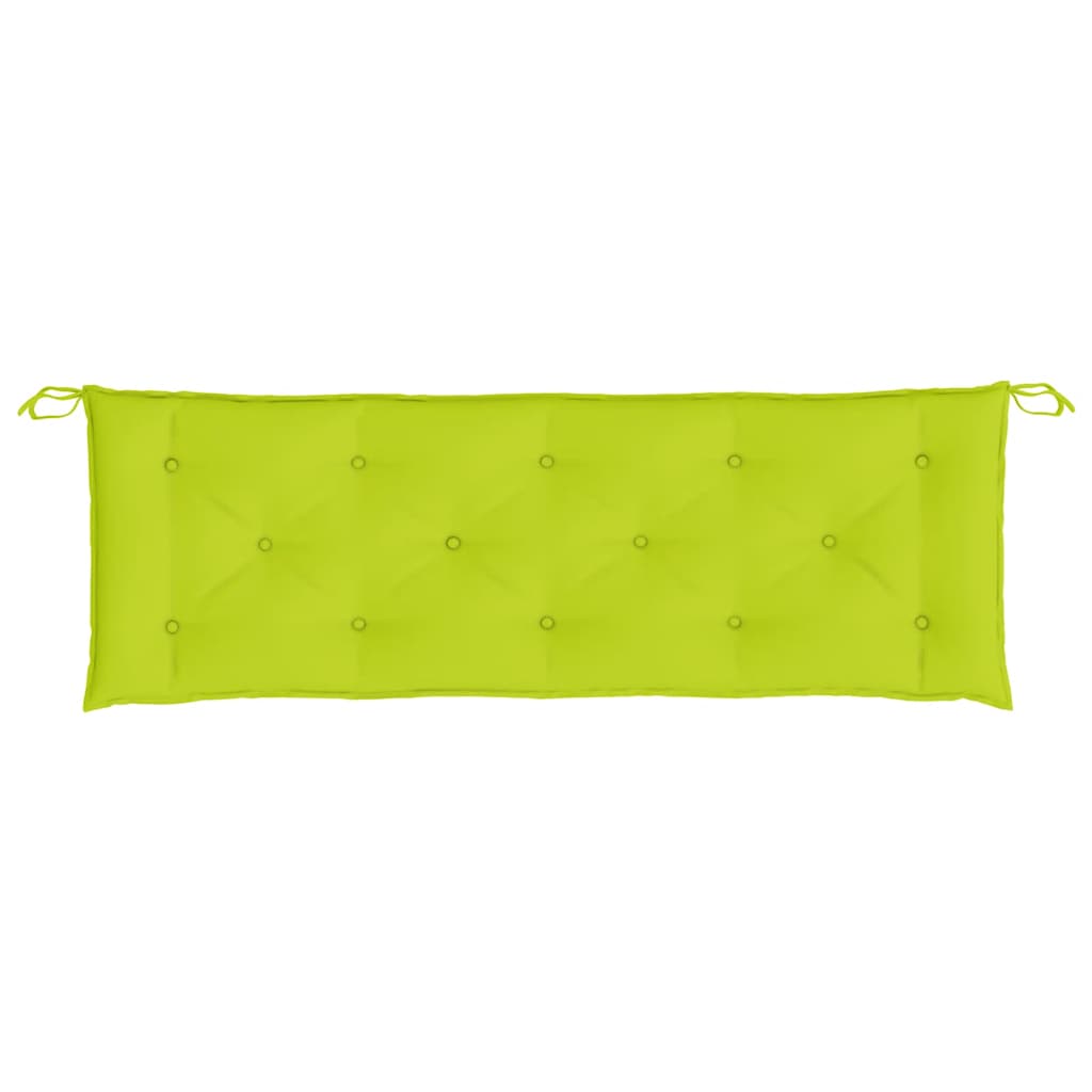 vidaXL Gartenbank-Auflagen 2 Stk. Hellgrün 150x50x7 cm Oxford-Gewebe