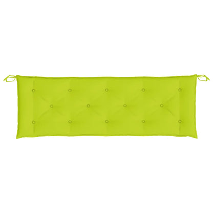 vidaXL Gartenbank-Auflagen 2 Stk. Hellgrün 150x50x7 cm Oxford-Gewebe