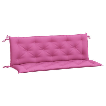 vidaXL Coussins de banc de jardin 2 pcs Rose 150x50x7 cm Tissu