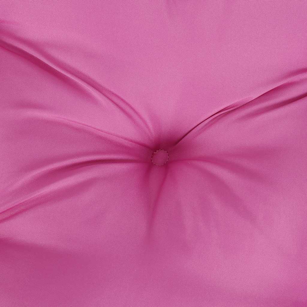 vidaXL Coussins de banc de jardin 2 pcs Rose 150x50x7 cm Tissu