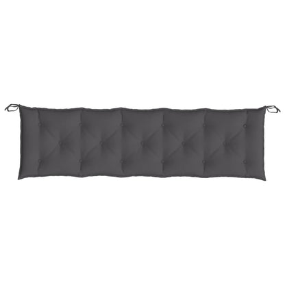 vidaXL Gartenbank-Auflagen 2 Stk. Anthrazit 180x50x7 cm Oxford-Gewebe
