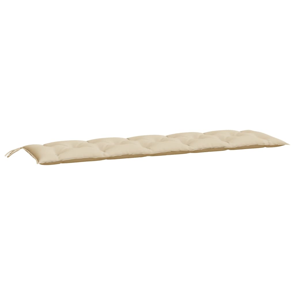 vidaXL Gartenbank-Auflagen 2 Stk. Beige 180x50x7 cm Oxford-Gewebe