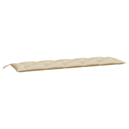 vidaXL Gartenbank-Auflagen 2 Stk. Beige 180x50x7 cm Oxford-Gewebe