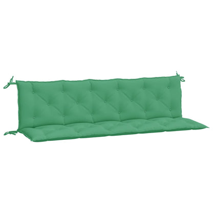 vidaXL Gartenbank-Auflagen 2 Stk. Grün 180x50x7 cm Oxford-Gewebe