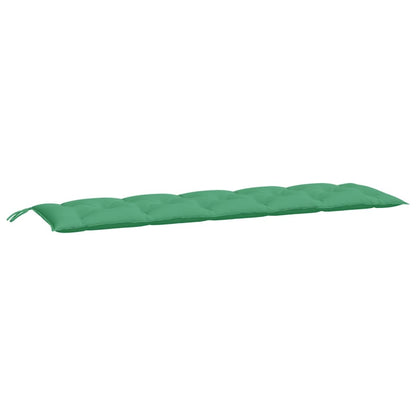 vidaXL Gartenbank-Auflagen 2 Stk. Grün 180x50x7 cm Oxford-Gewebe
