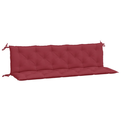 vidaXL Gartenbank-Auflagen 2 Stk. Weinrot 180x50x7 cm Oxford-Gewebe