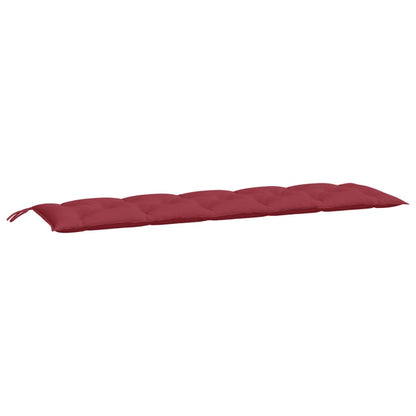 vidaXL Gartenbank-Auflagen 2 Stk. Weinrot 180x50x7 cm Oxford-Gewebe