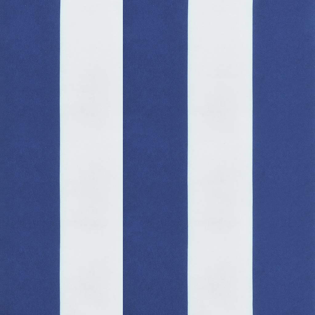 Gartenbank-Auflagen 2 Stk. Blau & Weiß Gestreift Oxford-Gewebe