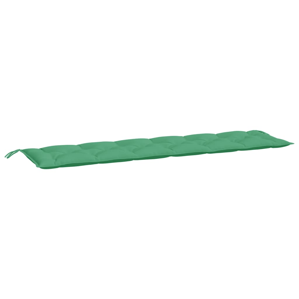 vidaXL Gartenbank-Auflagen 2 Stk. Grün 200x50x7 cm Oxford-Gewebe