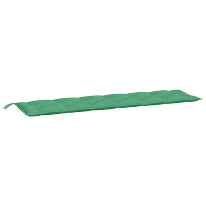vidaXL Gartenbank-Auflagen 2 Stk. Grün 200x50x7 cm Oxford-Gewebe