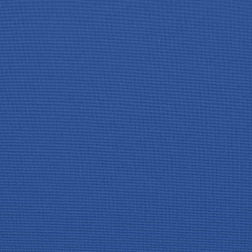 vidaXL Coussins de banc de jardin 2 pcs Bleu 200x50x7 cm Tissu Oxford