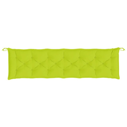 vidaXL Gartenbank-Auflagen 2 Stk. Hellgrün 200x50x7 cm Oxford-Gewebe