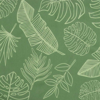 vidaXL Gartenbank-Auflagen 2 Stk. Blattmuster 200x50x7 cm Stoff