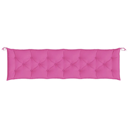vidaXL Gartenbank-Auflagen 2 Stk. Rosa 200x50x7 cm Stoff