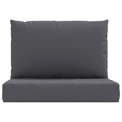 vidaXL Coussins de palette 2 pcs Anthracite Tissu Oxford