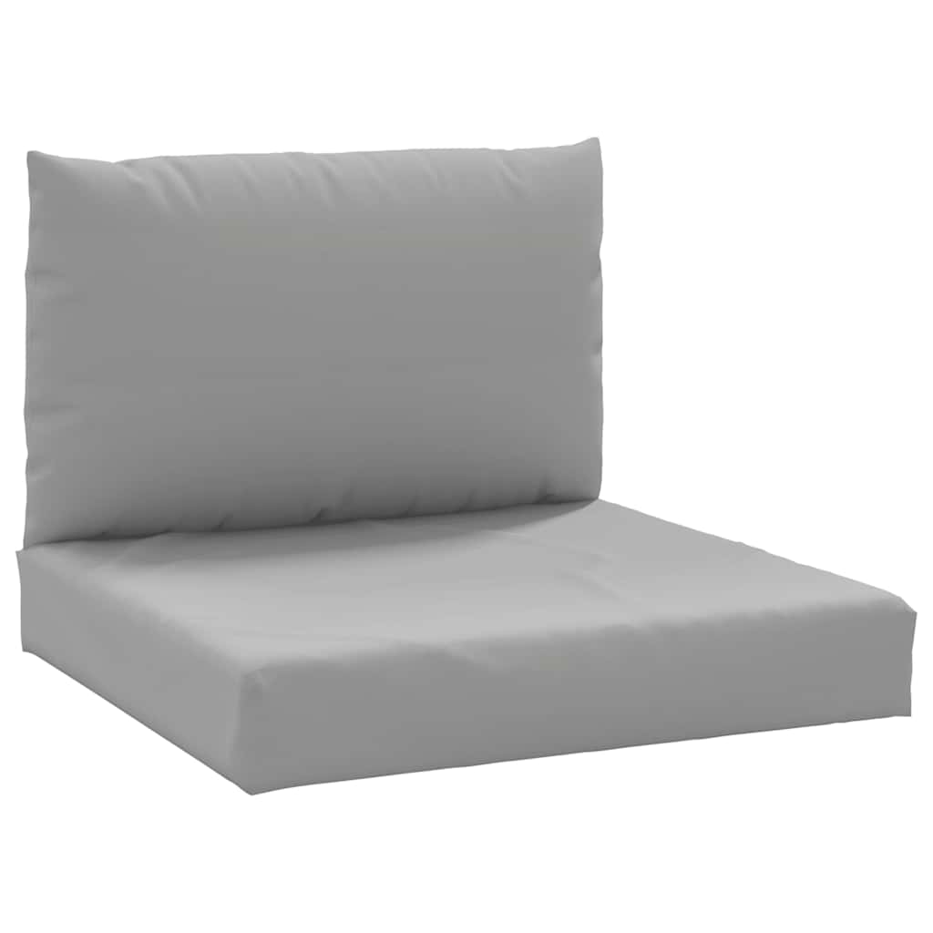 vidaXL Coussins de palette 2 pcs Gris Tissu Oxford